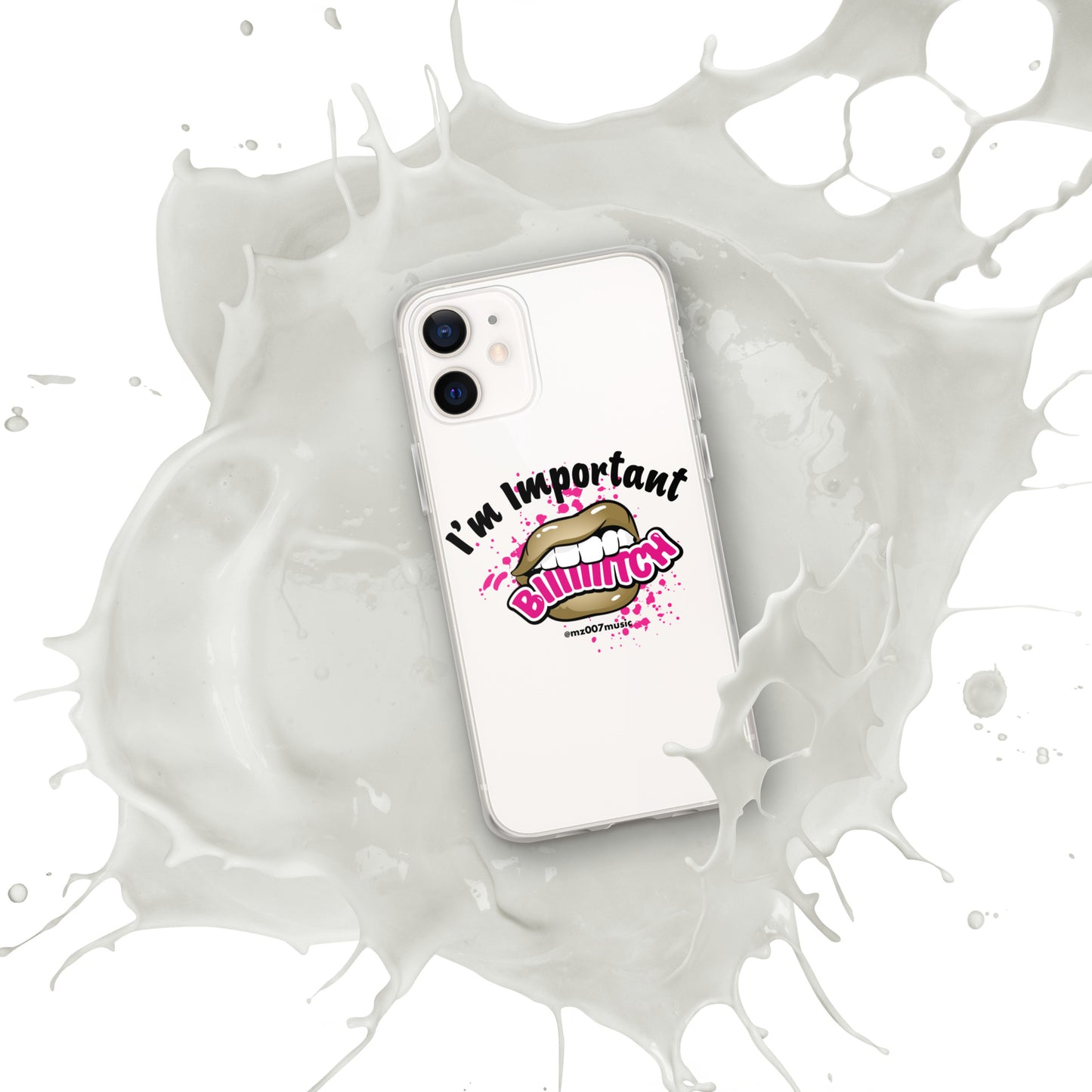 Clear Important iPhone Case