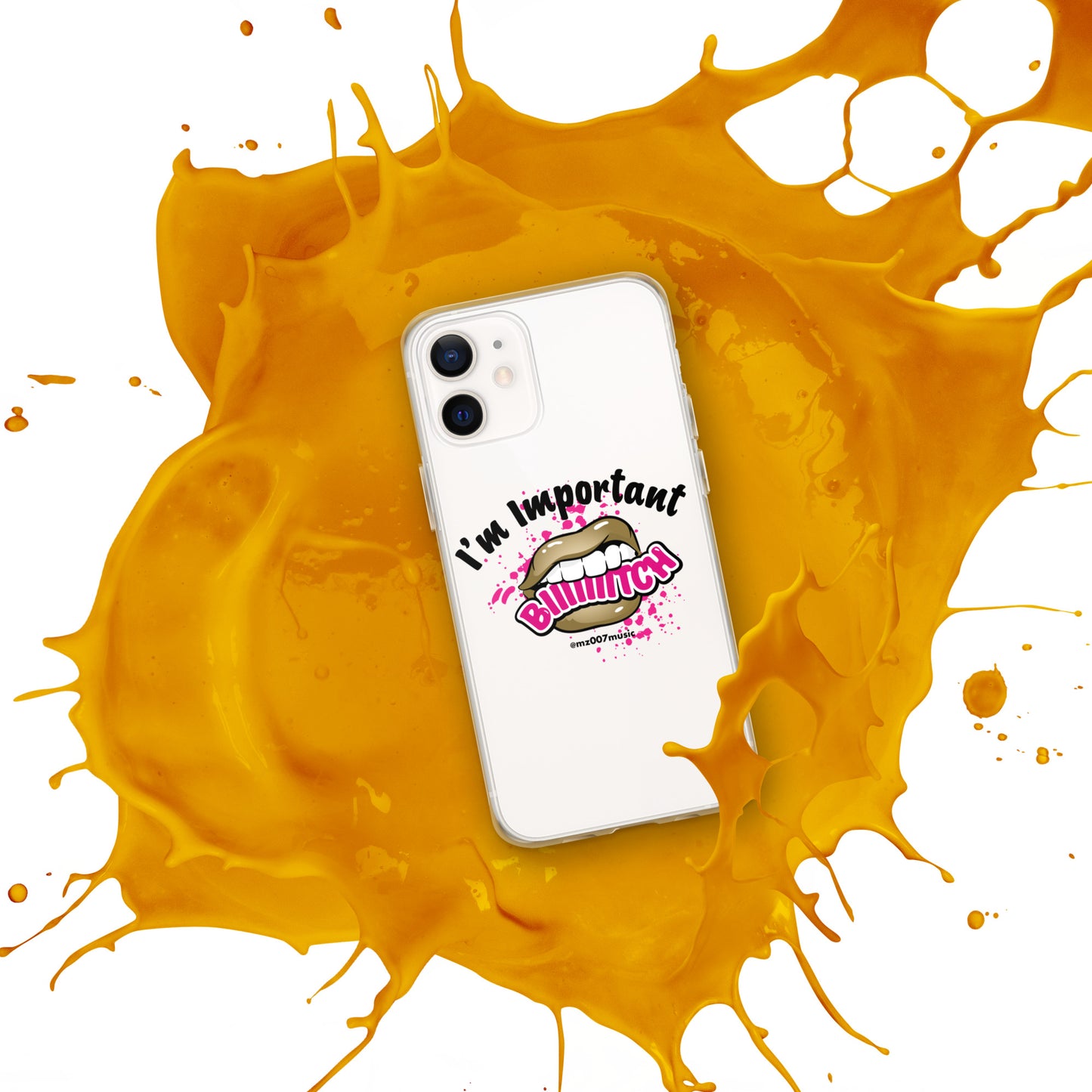 Clear Important iPhone Case