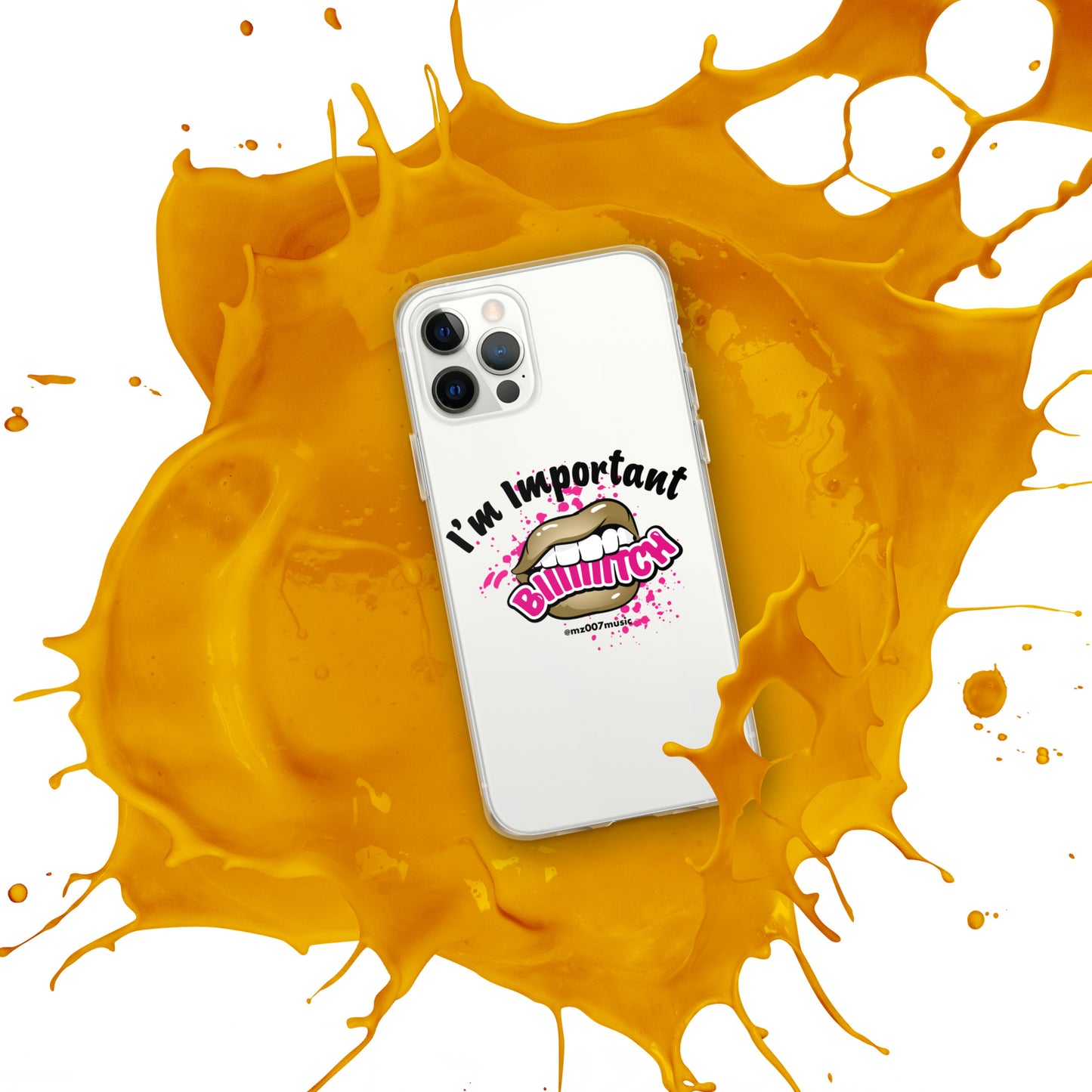 Clear Important iPhone Case