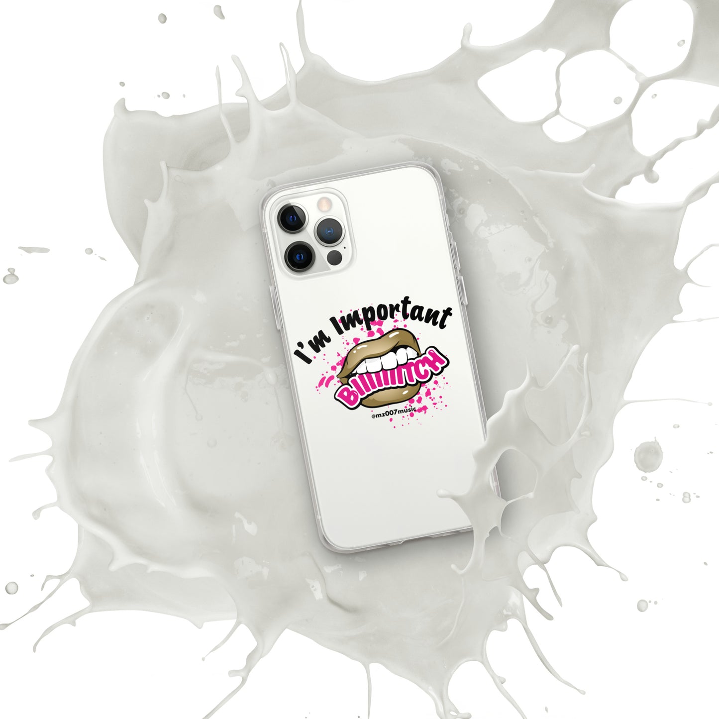 Clear Important iPhone Case