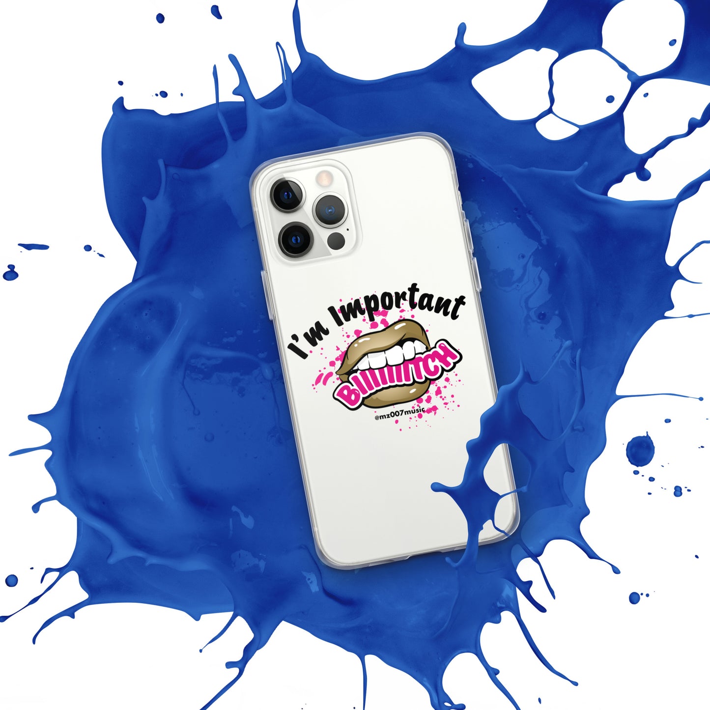 Clear Important iPhone Case