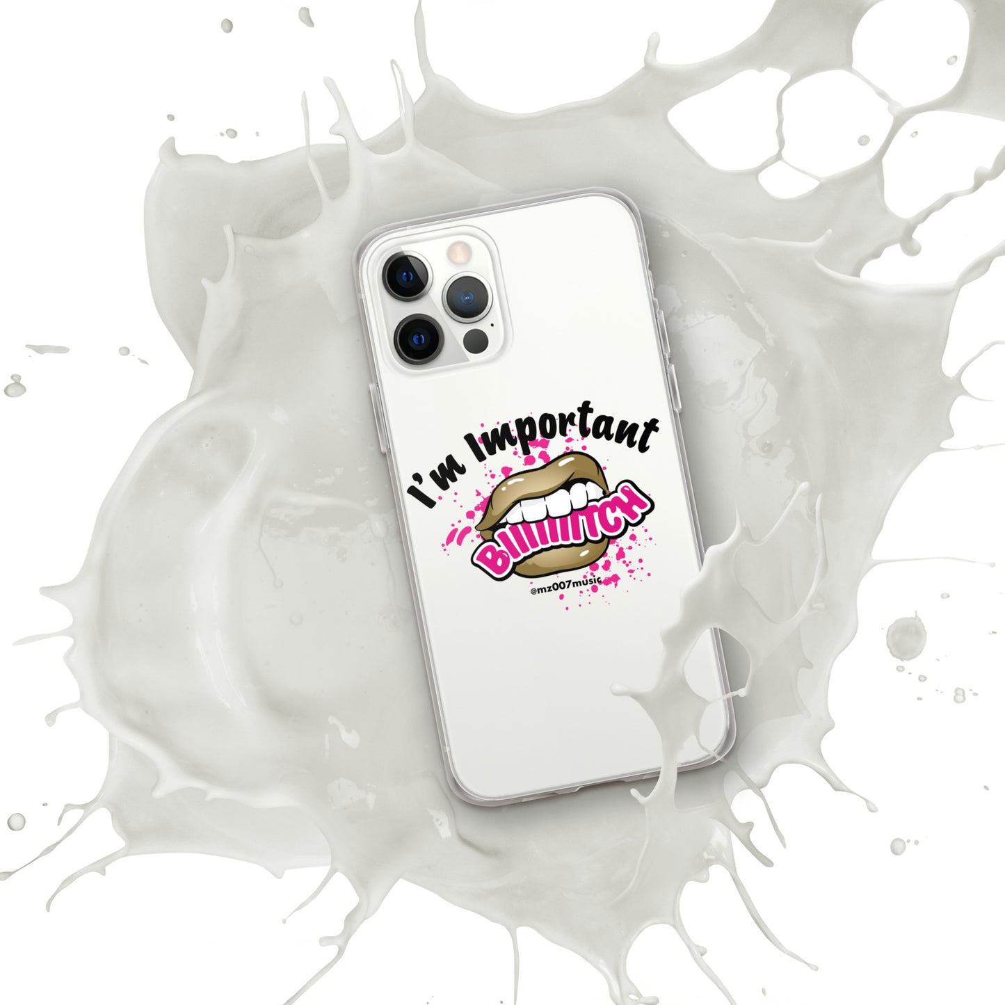 Clear Important iPhone Case