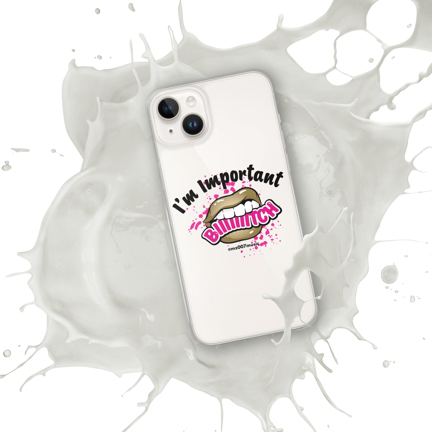 Clear Important iPhone Case