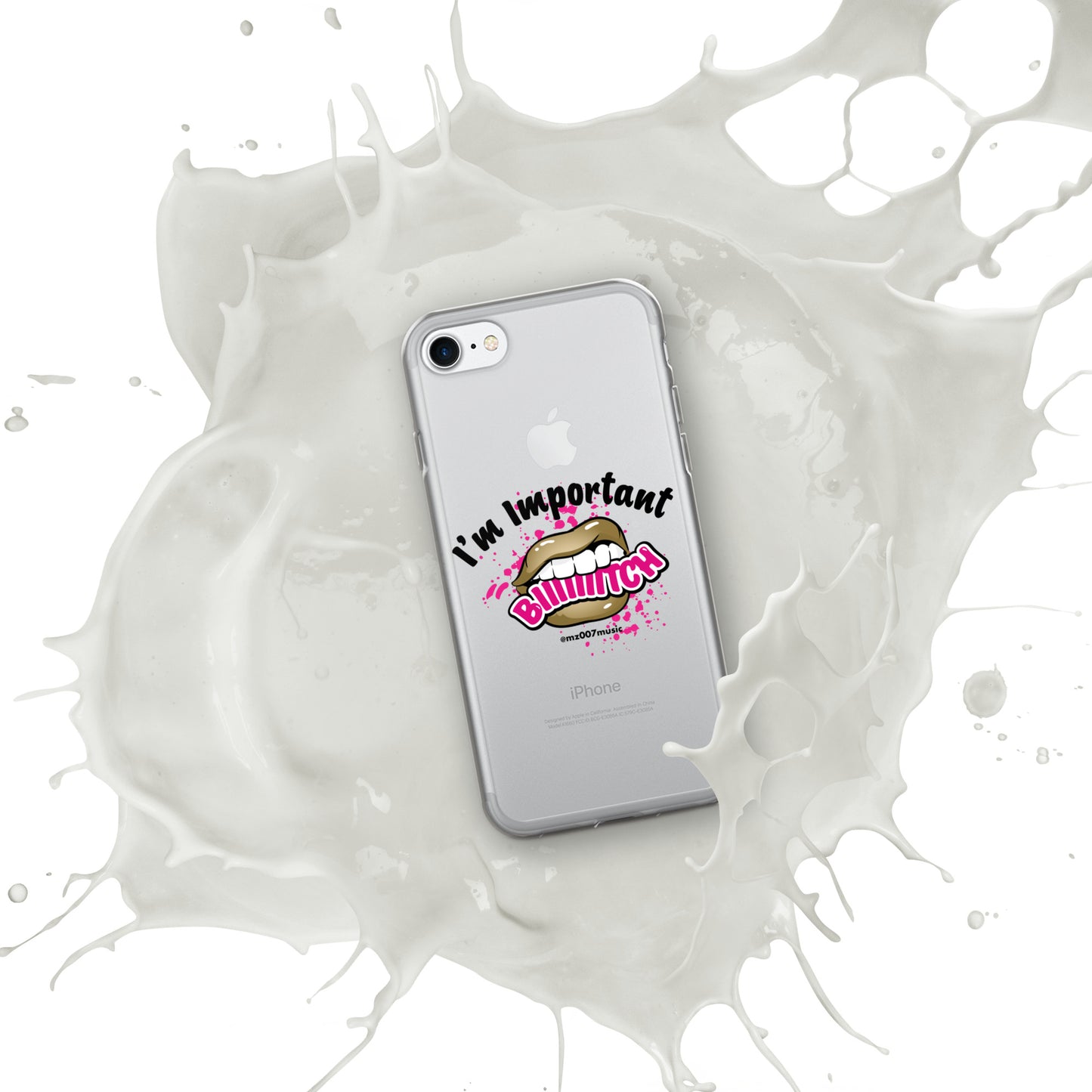 Clear Important iPhone Case