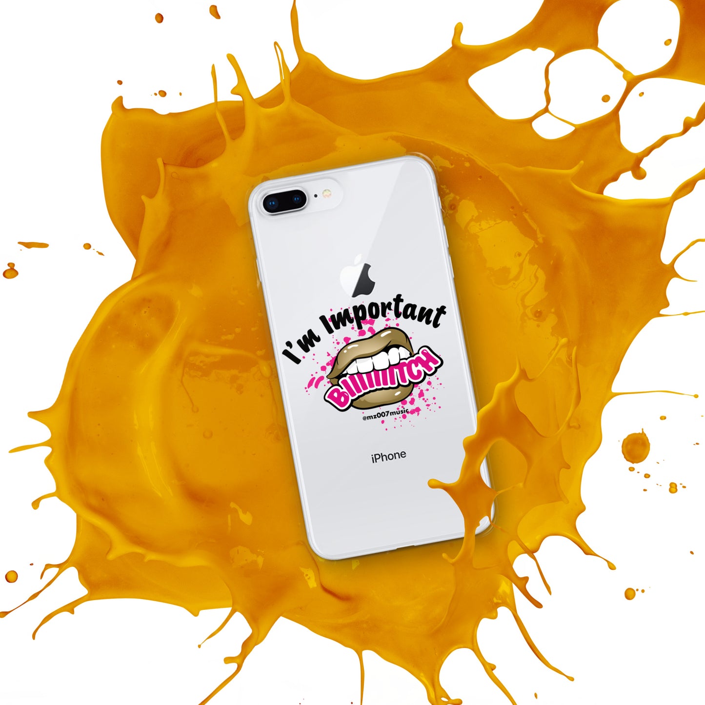 Clear Important iPhone Case