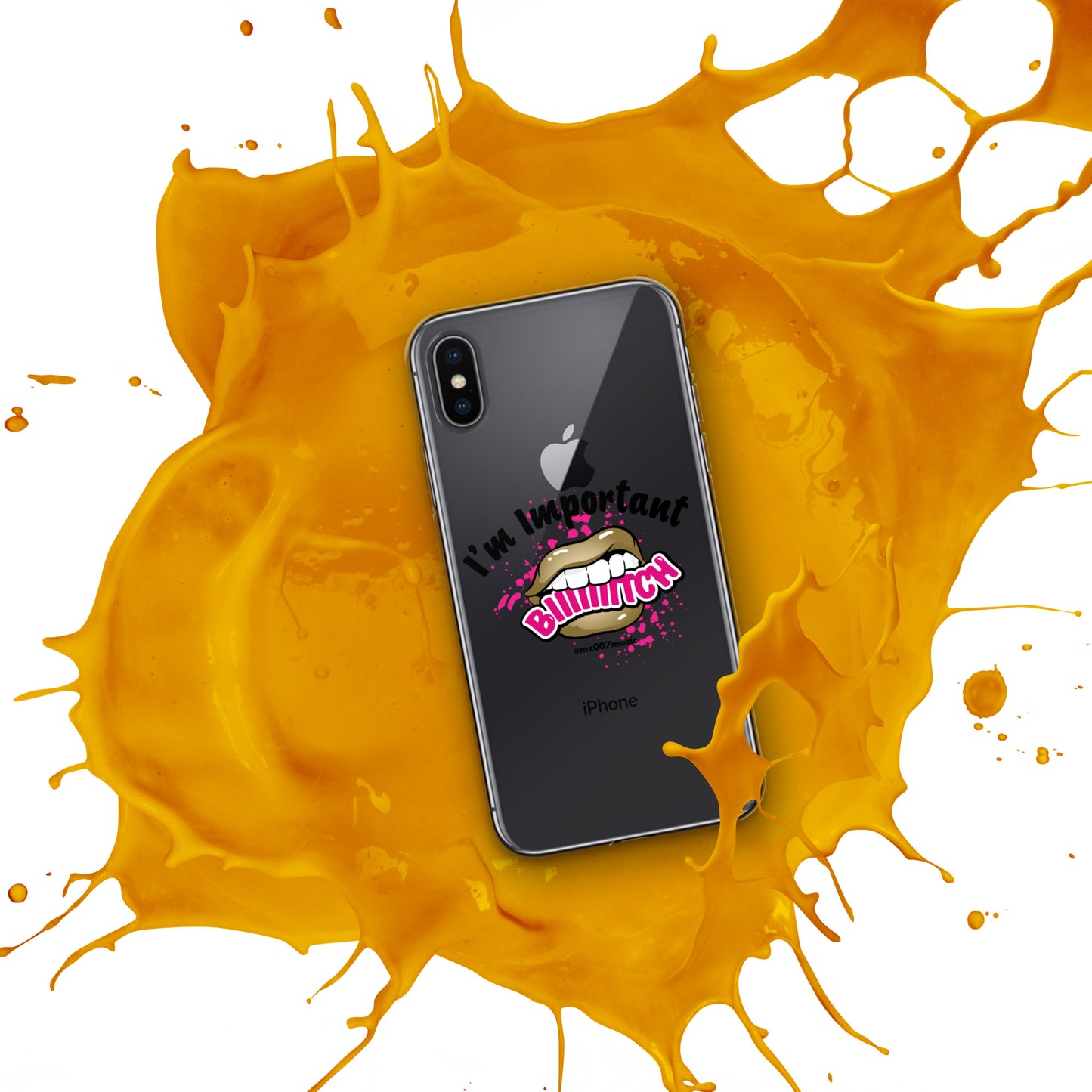 Clear Important iPhone Case