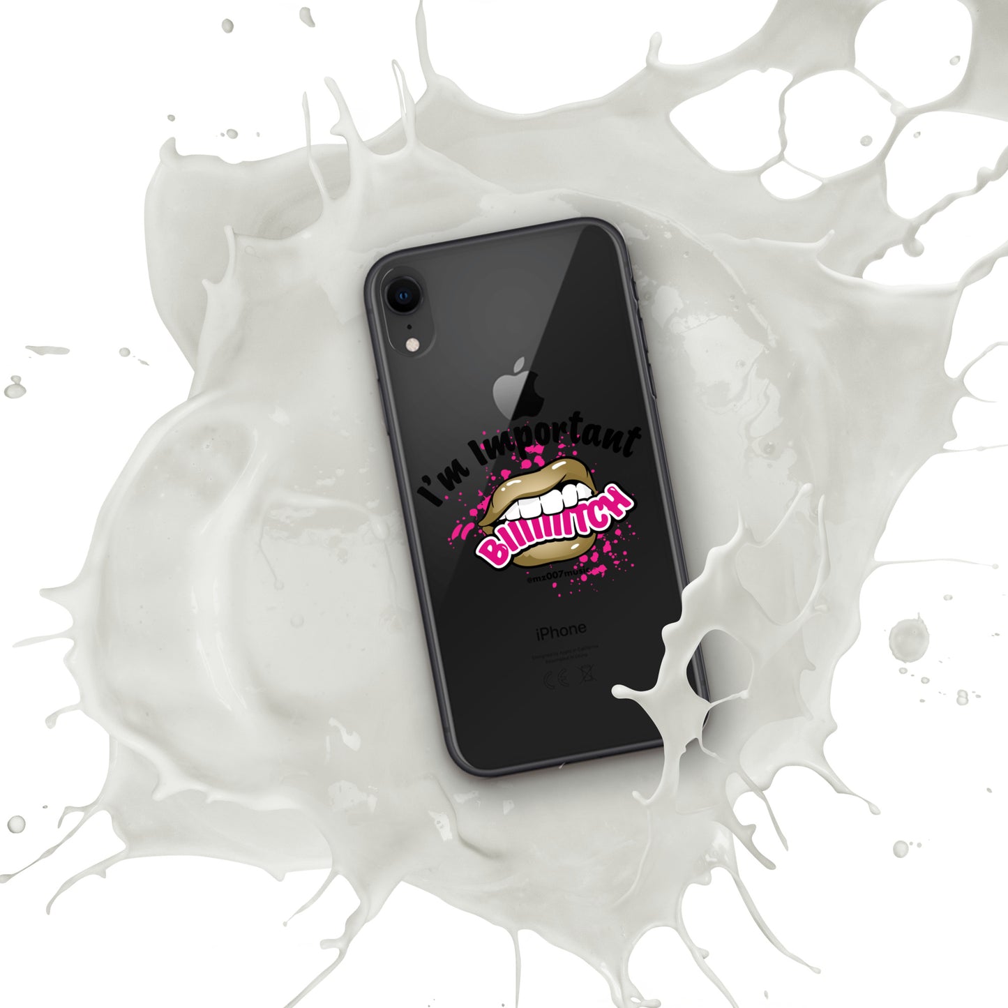 Clear Important iPhone Case