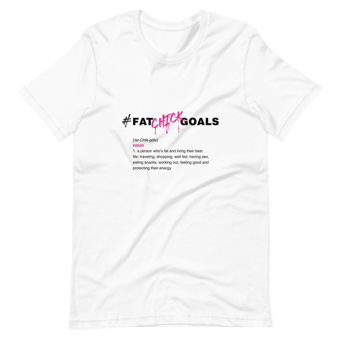 FCG BLK letters Unisex t-shirt