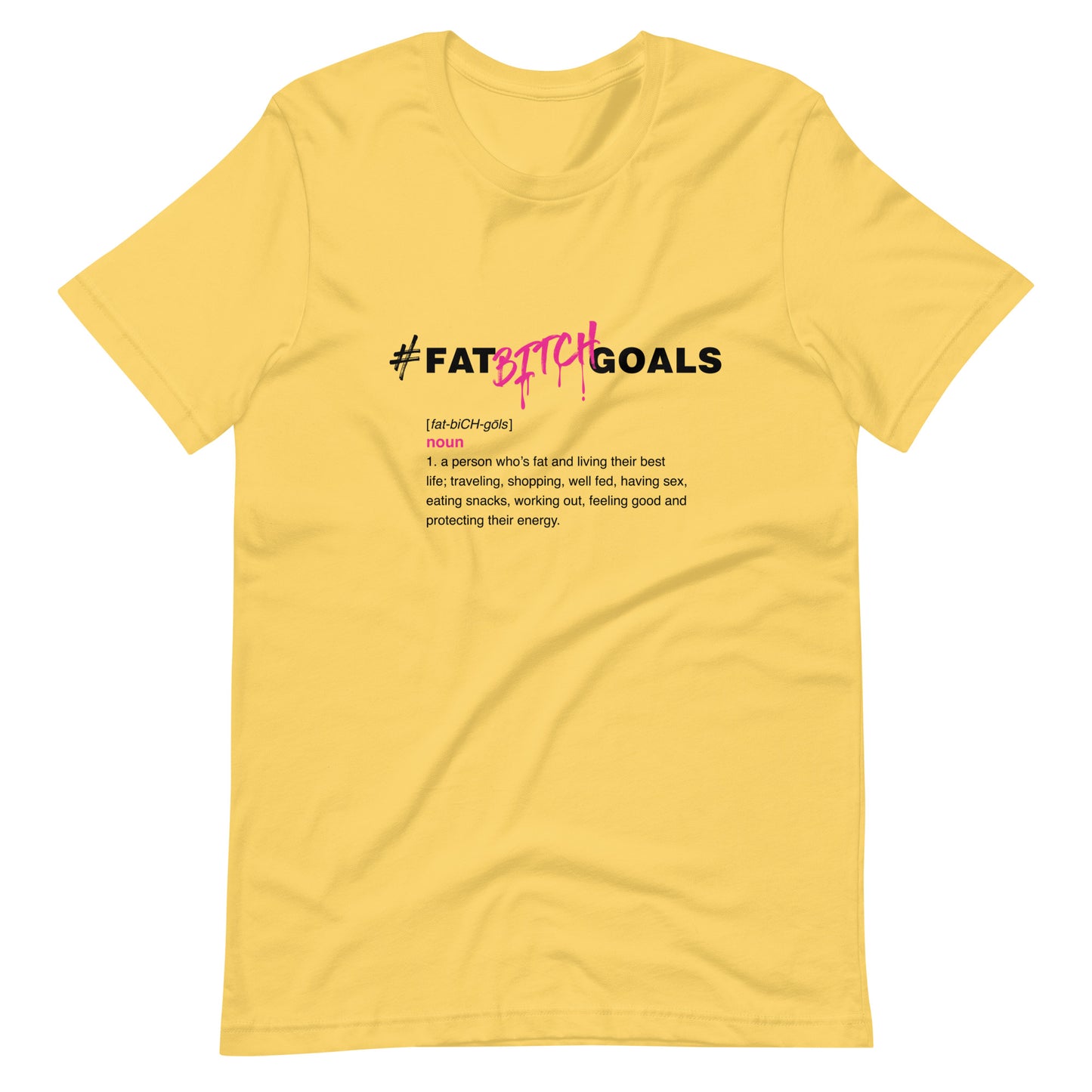 FBG in BLK Letters Unisex t-shirt