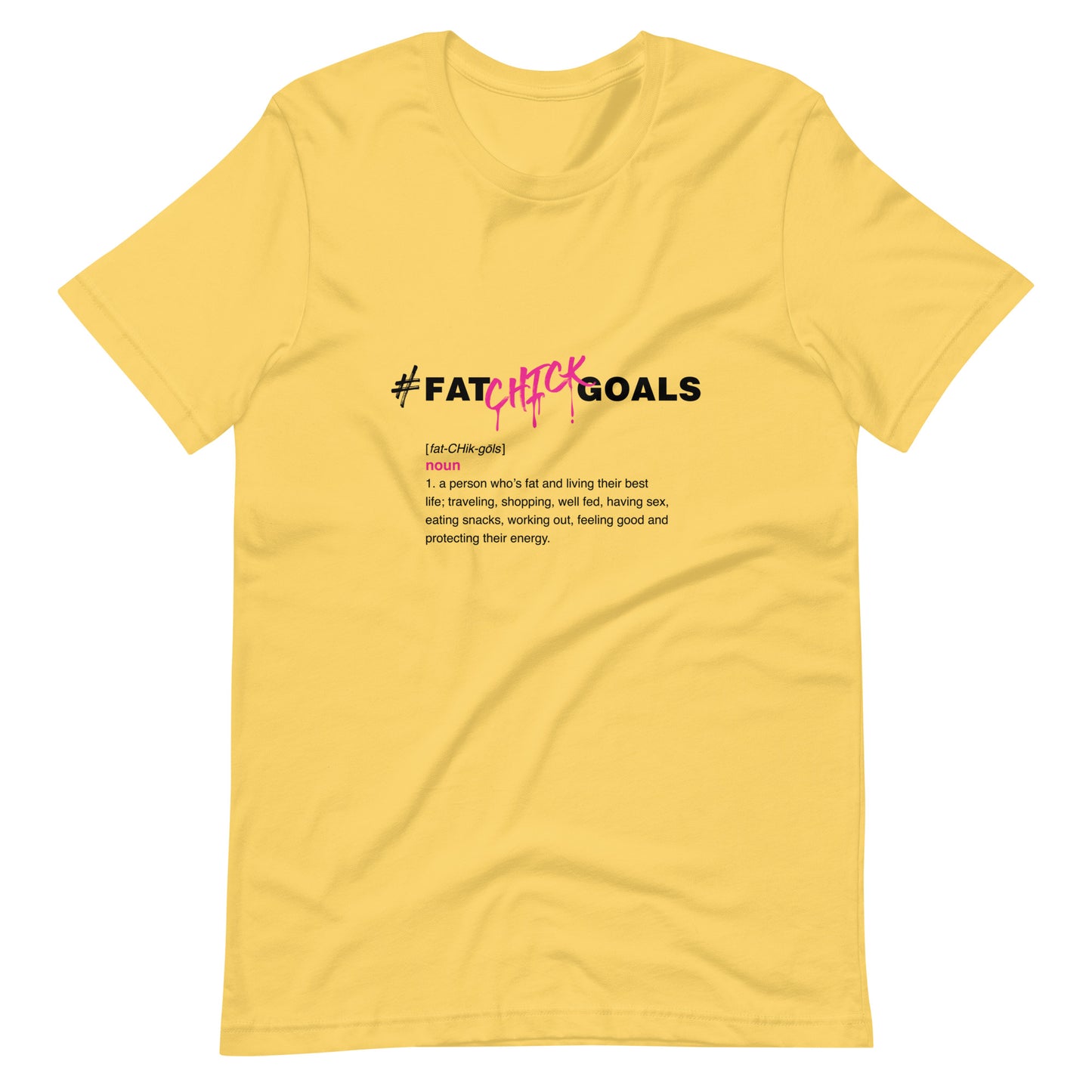 FCG BLK letters Unisex t-shirt